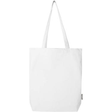 Logo trade promotional merchandise image of: Florida 270 g/m² GRS recycled tote bag 10L