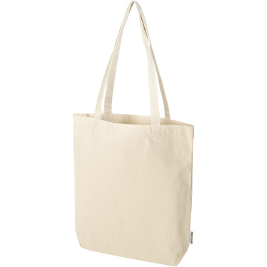 Logo trade corporate gift photo of: Florida 270 g/m² GRS recycled tote bag 10L