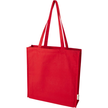 Logotrade promotional merchandise photo of: Florida 270 g/m² GRS recycled gusset tote bag 14L