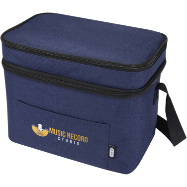 Logotrade promotional merchandise picture of: Tundra GRS RPET double compartments cooler bag 13L