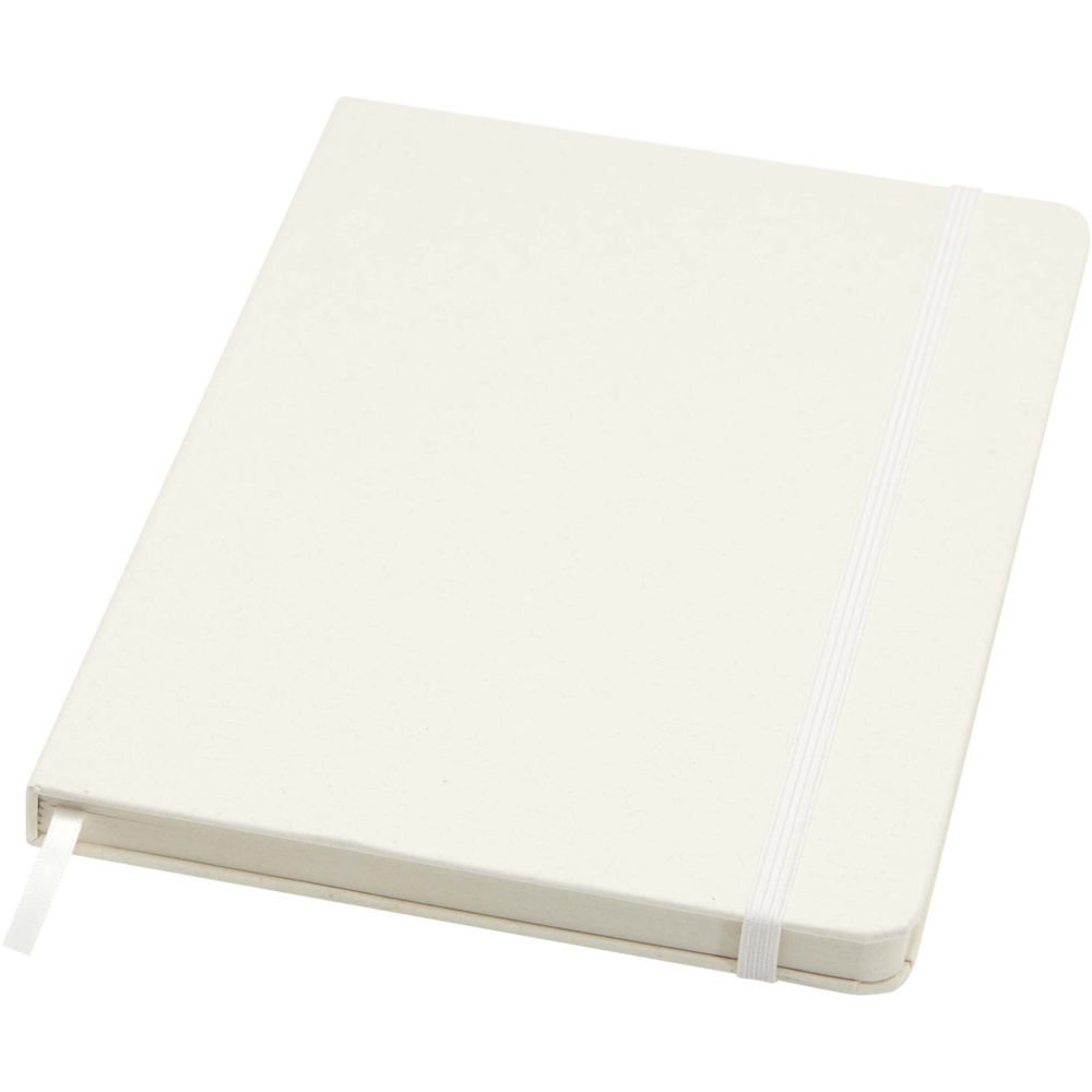 Logotrade advertising product image of: Bass A5 recycled hard cover notebook with lined pages