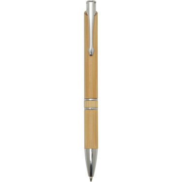 Logotrade business gifts photo of: Wicker bamboo ballpoint pen