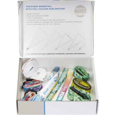 Logo trade promotional giveaways image of: Sublimation lanyards sample box