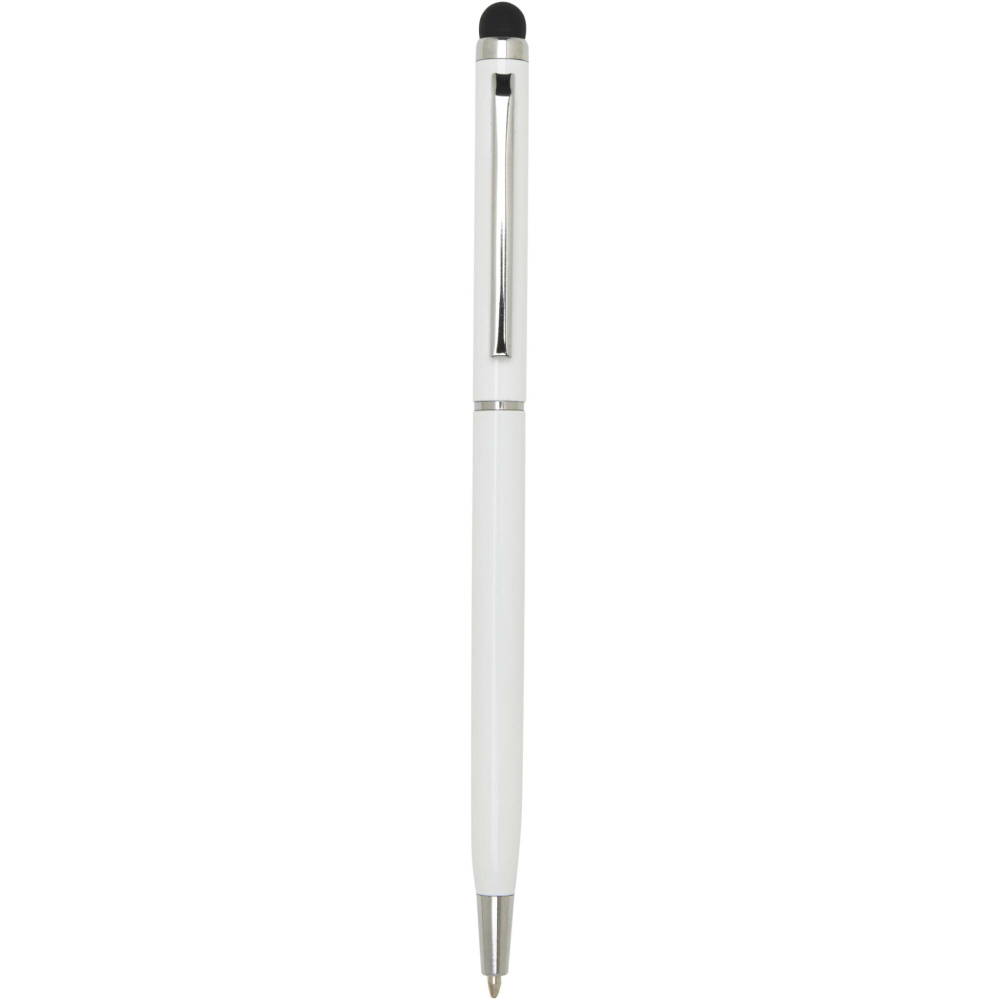 Logo trade promotional item photo of: Ore aluminium ballpoint pen with stylus