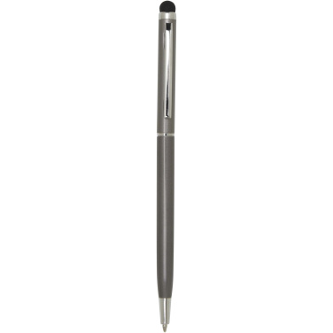 Logo trade business gift photo of: Ore aluminium ballpoint pen with stylus