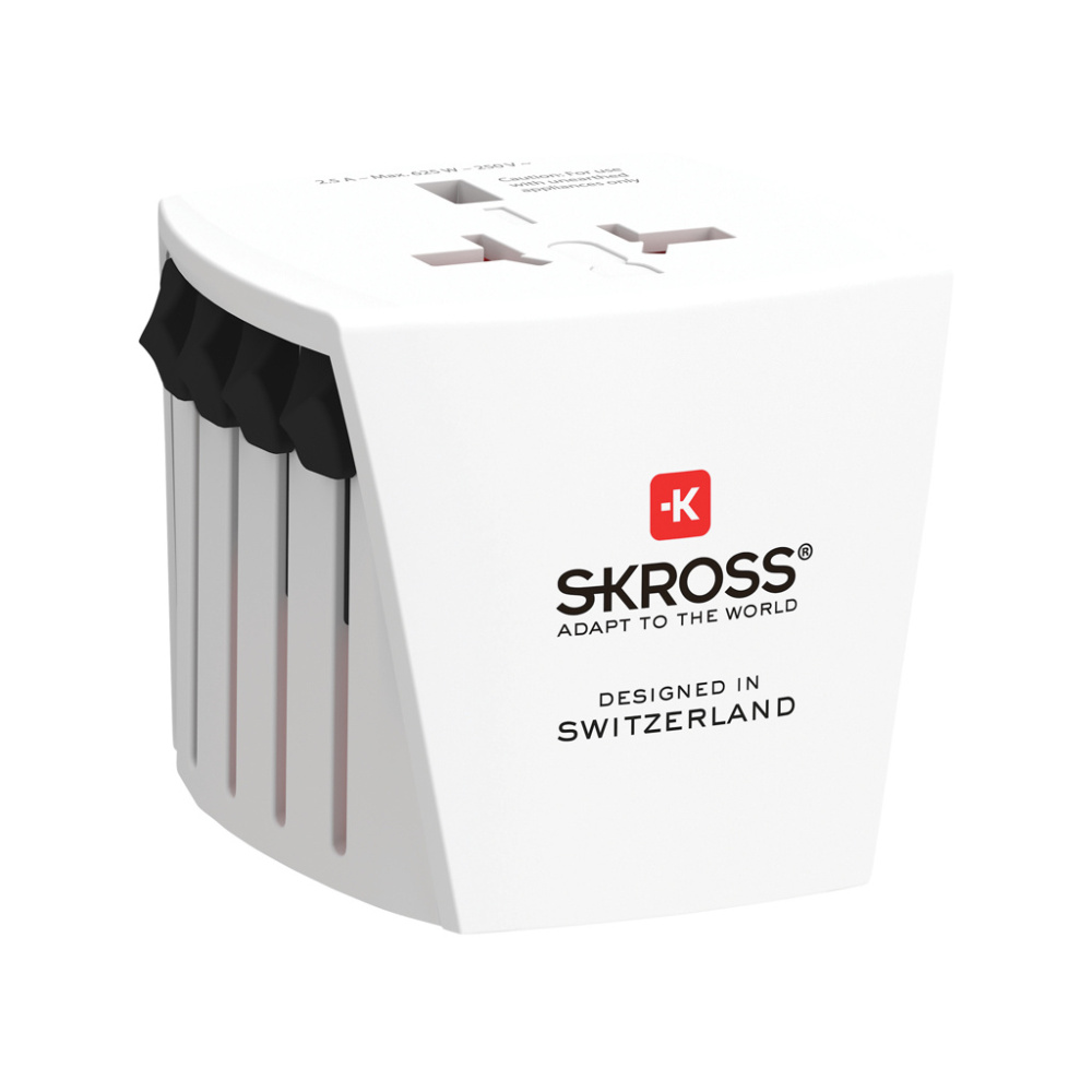 Logo trade promotional giveaway photo of: SKROSS World Travel Adapter MUV Micro