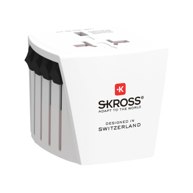 Logo trade promotional giveaways picture of: SKROSS World Travel Adapter MUV Micro