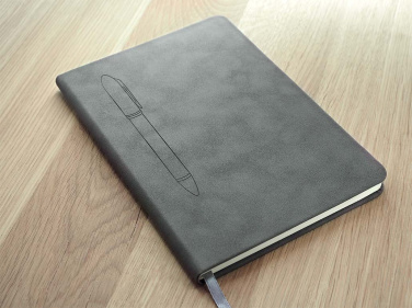 Logo trade promotional items picture of: Magnetic notebook with a pen 124715100