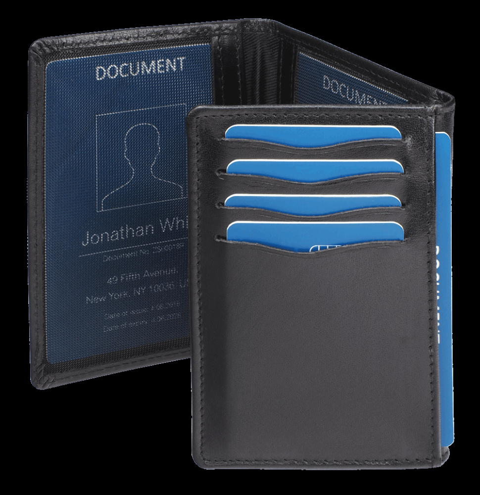 Logo trade promotional items image of: RFID document wallet 20501300