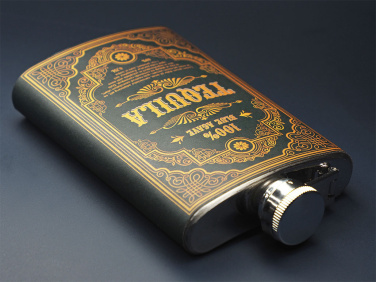 Logo trade promotional giveaways picture of: Hip flask 426131