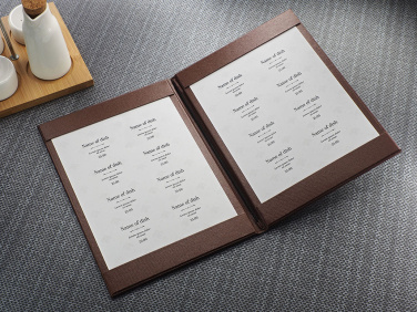 Logo trade promotional gifts image of: Menu cover 1719280