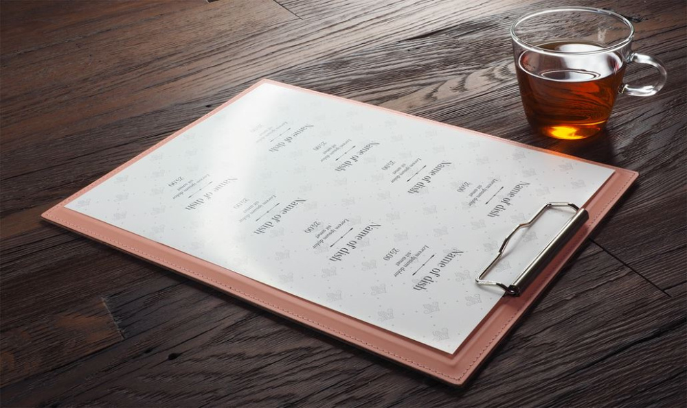 Logotrade promotional items photo of: Clipboard menu 1028094