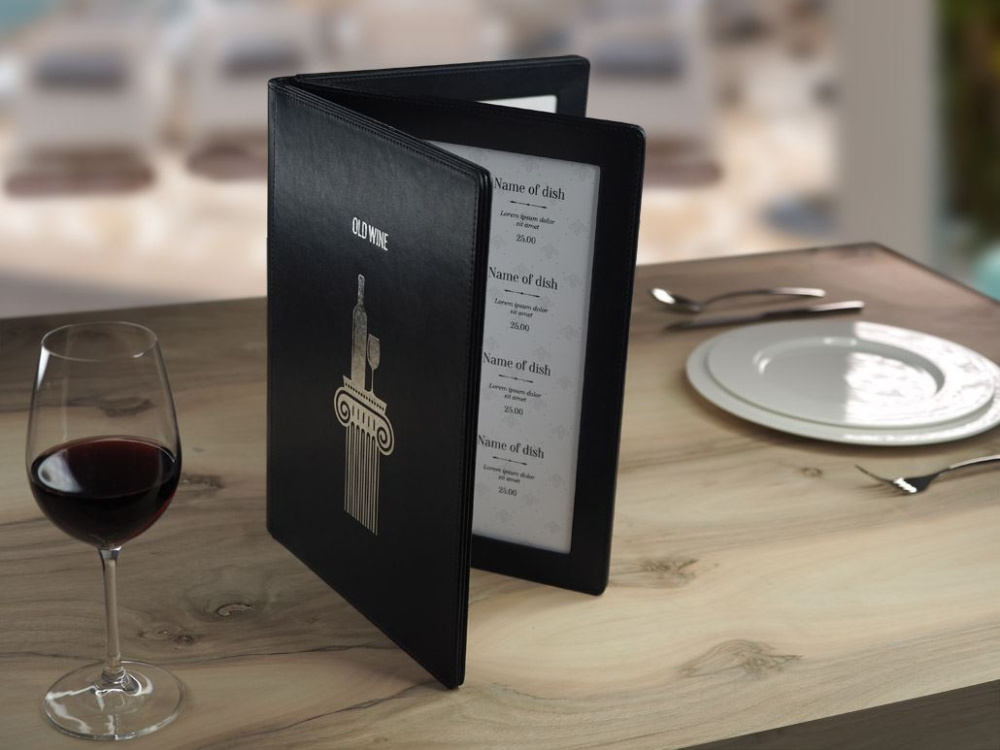 Logo trade promotional items picture of: Menu cover 1065119