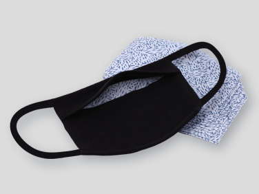 Logotrade promotional item picture of: MARS PRO cotton mask (size M) with pocket and HEPA filter 1380165