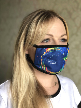 Logotrade promotional product picture of: MARS PRO cotton mask (size M) with pocket and HEPA filter 1380165