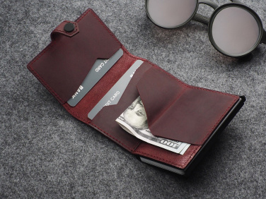 Logo trade advertising products image of: RFID wallet - Hunter Leather 2109284