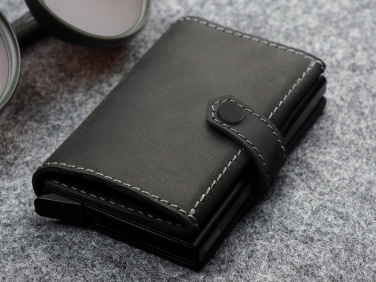 Logo trade promotional merchandise image of: RFID wallet - Hunter Leather 2109284