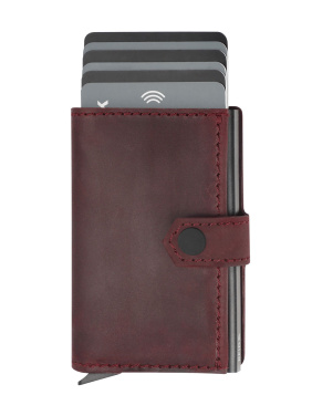 Logo trade promotional product photo of: RFID wallet - Hunter Leather 2109284