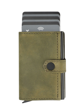 Logo trade promotional gifts picture of: RFID wallet - Hunter Leather 2109284