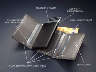 Logo trade promotional giveaway photo of: RFID wallet 1282131