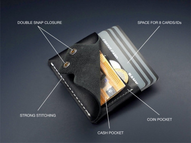 Logo trade corporate gifts image of: Wallet 384131