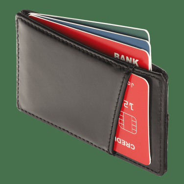 Logo trade promotional merchandise image of: Credit card holder 215067