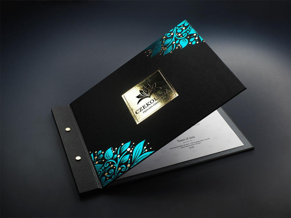 Logo trade promotional merchandise photo of: Menu cover 1681280