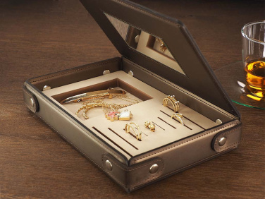 Logo trade promotional merchandise image of: Jewellery box 1674094