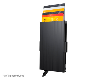 Logo trade promotional merchandise picture of: RFID credit card case with holder for AirTag 2163155
