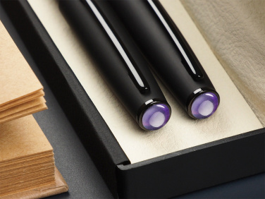 Logotrade promotional item picture of: Amethyst Pen set  1288036