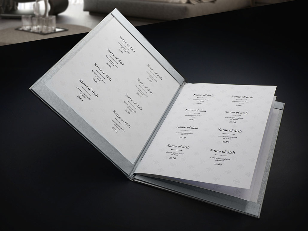 Logotrade business gift image of: Menu cover 1679280