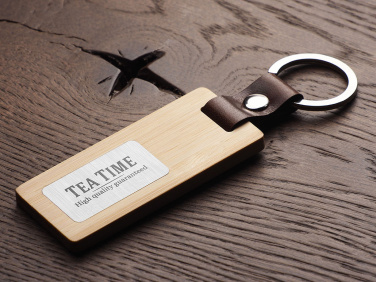 Logotrade business gift image of: Wooden keyring 1853292