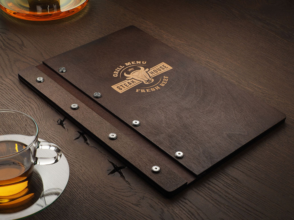 Logo trade promotional items image of: Menu cover 1860121