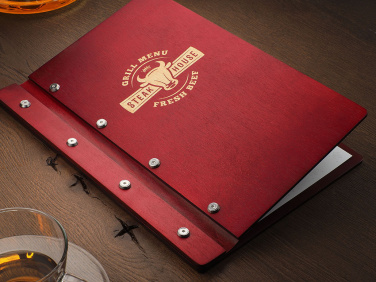 Logo trade promotional items image of: Menu cover 1860121