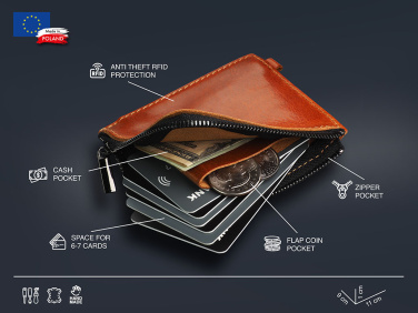 Logo trade promotional merchandise picture of: Minimal wallet 1932141