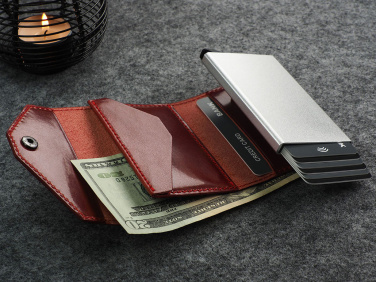 Logo trade promotional merchandise picture of: RFID wallet 1931141