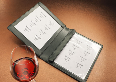 Logo trade promotional merchandise picture of: Menu cover 1056119