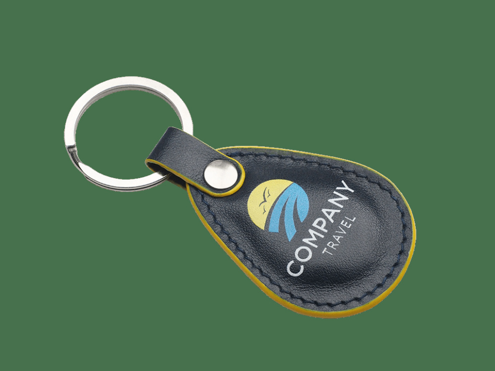 Logo trade corporate gifts image of: Keyring 574131