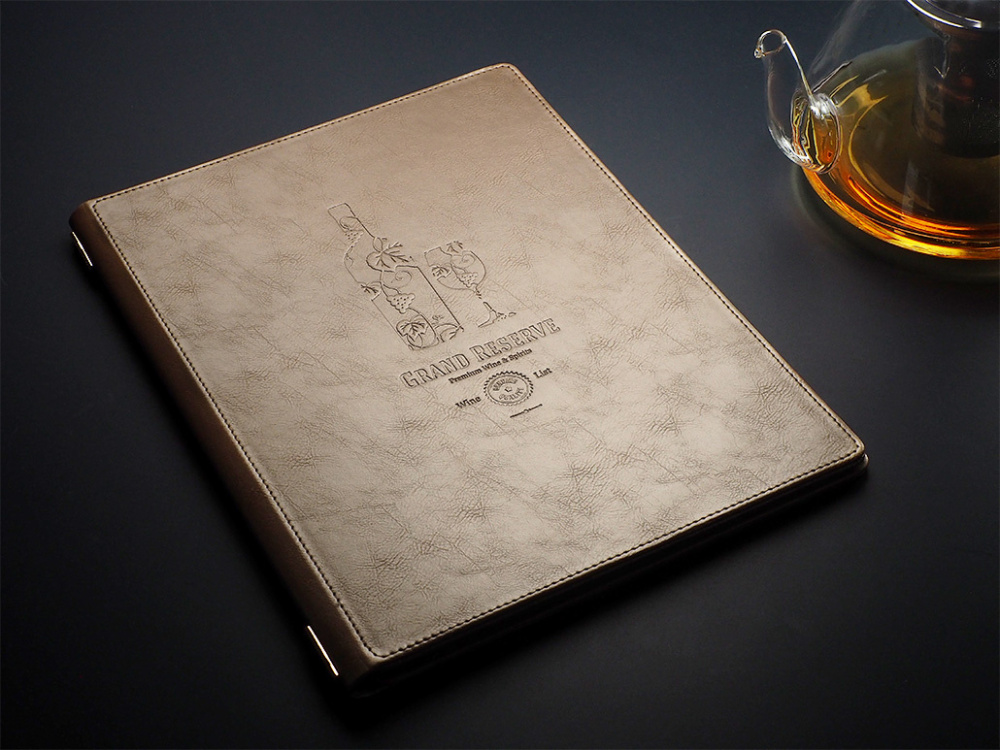 Logo trade promotional giveaways image of: Menu cover Fine Dining Pro 2013322