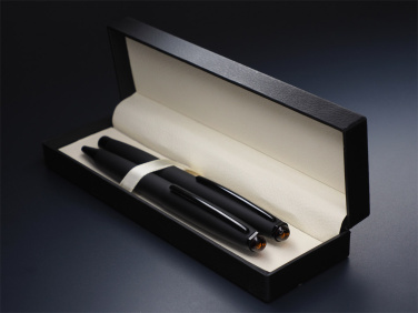 Logotrade promotional gift picture of: Amber Pen set  1235036