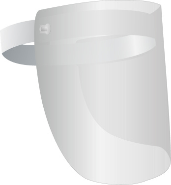 Logotrade promotional giveaway picture of: TEMIDA tilting face shield 1424162