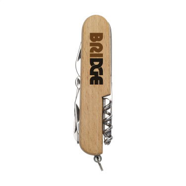 Logotrade promotional item picture of: Beechwood Pocket knife