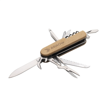 Logotrade promotional gift picture of: Beechwood Pocket knife