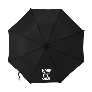 Logo trade corporate gifts image of: Everest RCS RPET umbrella 23 inch