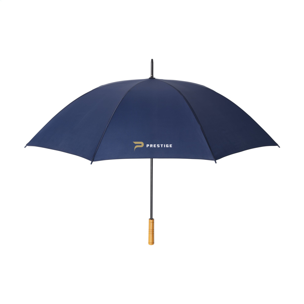 Logo trade advertising products image of: BlueStorm RCS RPET umbrella 30 inch