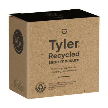 Logotrade promotional gift image of: Tyler RCS Recycled 5 meter tape measure