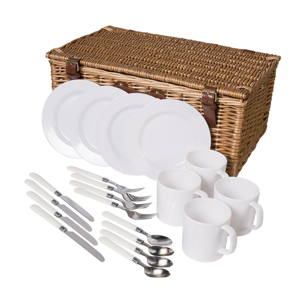 Logo trade corporate gift photo of: QualityTime picnic basket