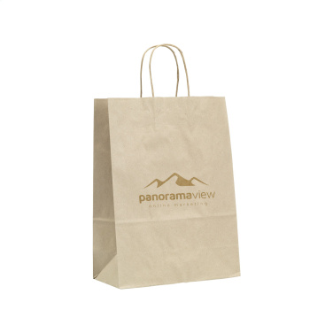 Logo trade promotional item photo of: Leaf It Bag Wide recycled grass paper (90 g/m²) M