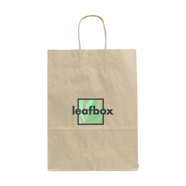 Logo trade promotional gifts picture of: Leaf It Bag Wide recycled grass paper (90 g/m²) M