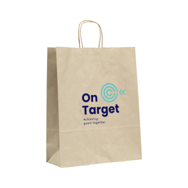 Logo trade corporate gifts image of: Leaf It Bag recycled grass paper (90 g/m²) M